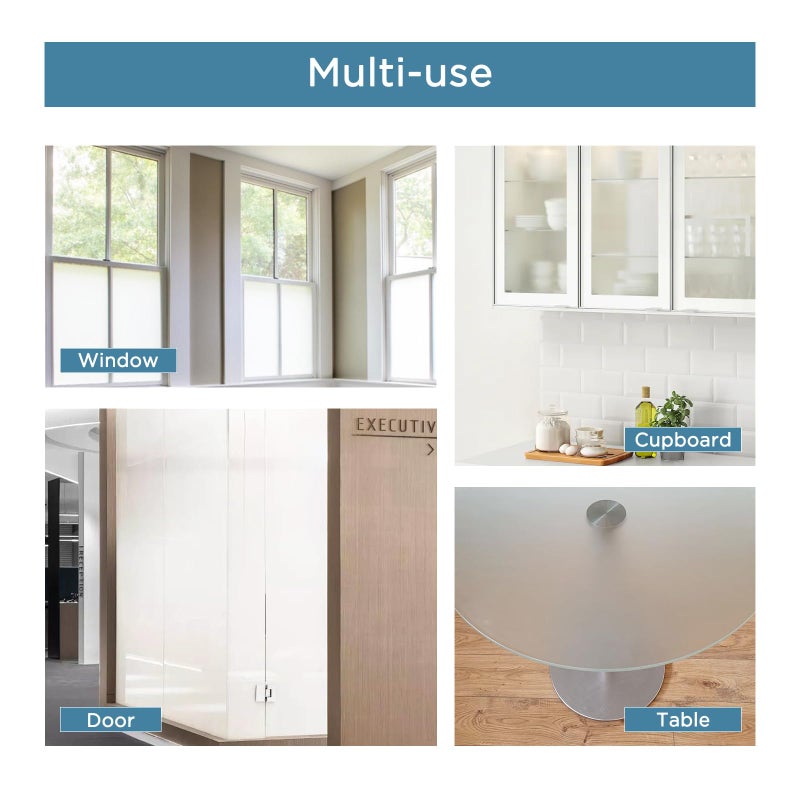 SENVEN Glass Frosted Spray Paint Translucent 16oz, Frosted Paint for Windows Privacy Glass Frosting for Home Bathroom Door Kitchen and Office Window Frosting, Peep-Proof & UV Blocking Anti-Glare - Image 2